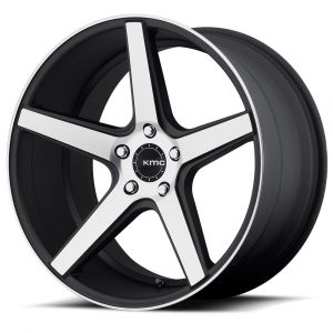 KMC KM685 District 19x9,5 Black with machined face